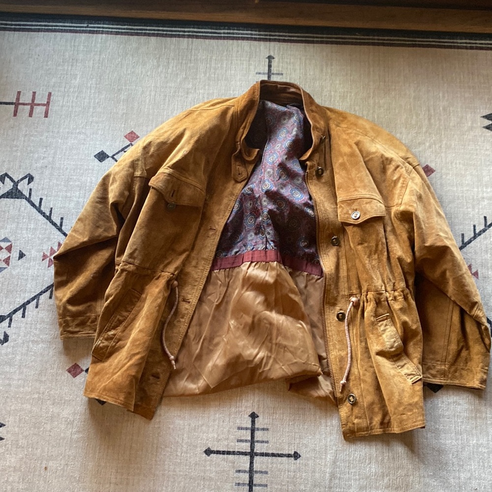 Modern Southwestern Leather Jacket